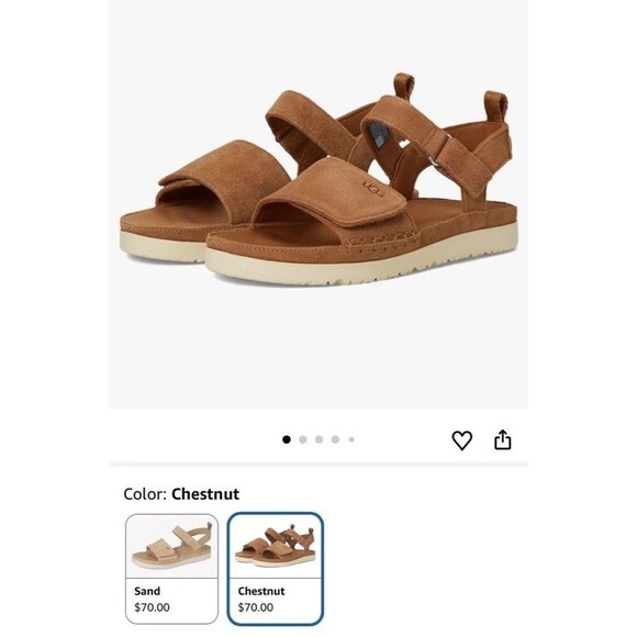 UGG Other - UGG Goldenstar (Little/Big Kid) Tan Sandals Size 6 or Women’s 8